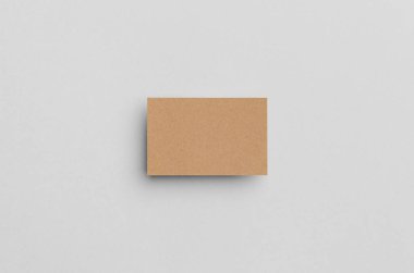 Kraft kartvizit Mock-Up (85x55mm)