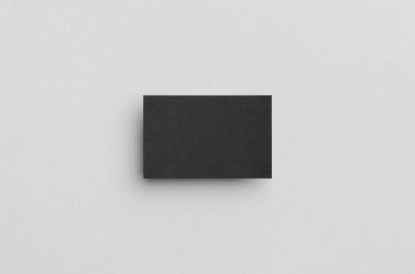 Siyah kartvizit Mock-Up (85x55mm)