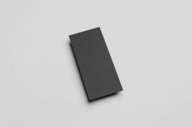 Siyah Dl el ilanı Mock-Up