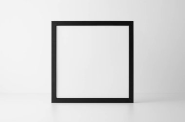 Kare siyah çerçeve Mock-Up