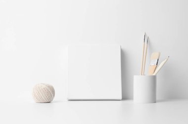 Kare Sanat tuval Mock-Up