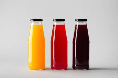 Şişe Mock-Up-üç şişe suyu