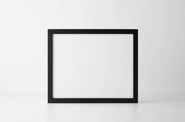 8 x 10 siyah çerçeve Mock-Up-manzara