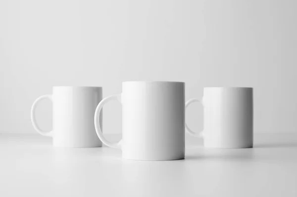 Mug Mock Three Mugs — Stock Photo, Image