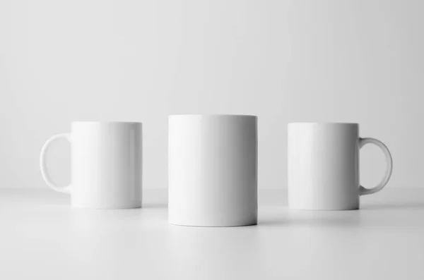 Mock-Up-üç bardak kupa