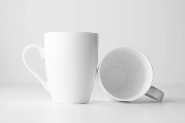 Mug Mock Две Кружки — стоковое фото