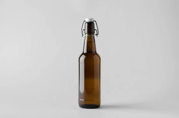 Botella Cerveza Mock —  Fotos de Stock