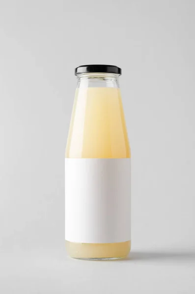 ジュース ボトル モックアップ 空白のラベル — ストック写真