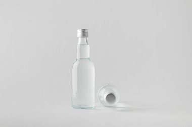 Minyatür ruhları / şişe Mock-Up-iki şişe içki