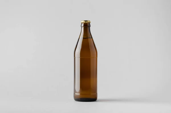 Макет Пляшку Пива — стокове фото