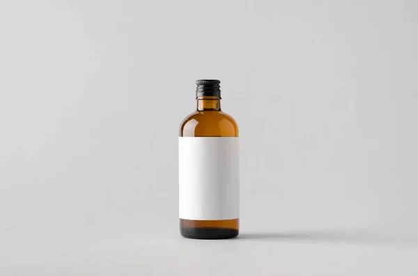 Pharmaceutical Bottle Mock Blank Label — Stock Photo, Image