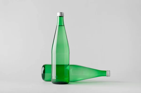Vattenflaska Mock Två Flaskor — Stockfoto