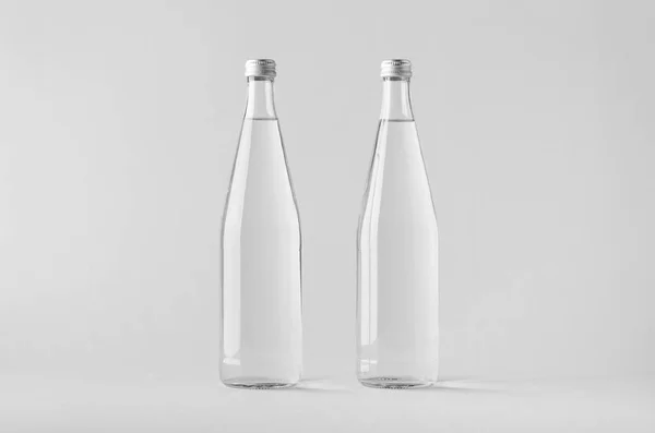 Water Bottle Mock Two Bottles — Stock Photo, Image