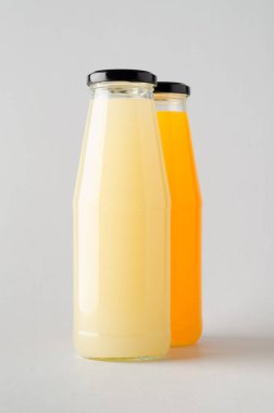 Şişe Mock-Up-iki şişe suyu