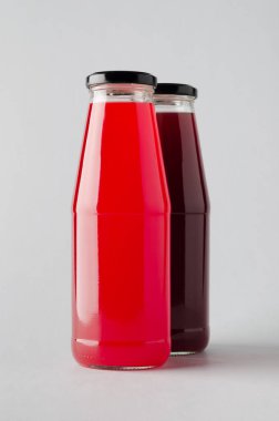 Şişe Mock-Up-iki şişe suyu