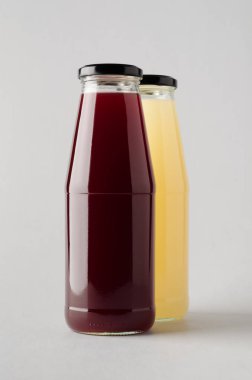 Şişe Mock-Up-iki şişe suyu