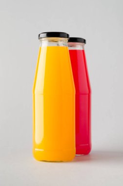 Şişe Mock-Up-iki şişe suyu