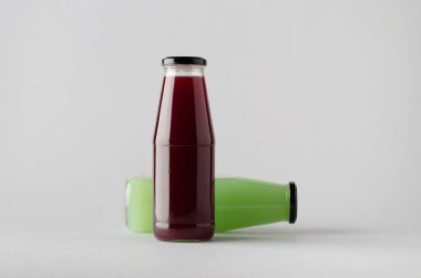 Şişe Mock-Up-iki şişe suyu