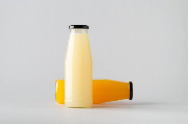 Şişe Mock-Up-iki şişe suyu