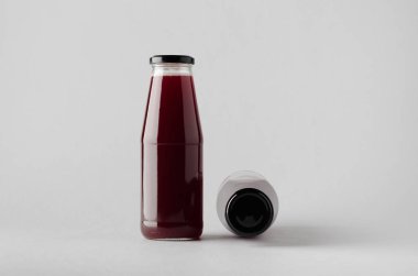 Şişe Mock-Up-iki şişe suyu