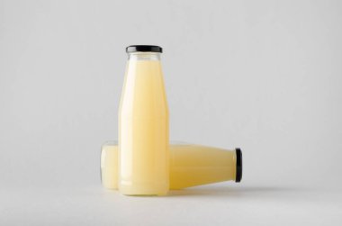 Şişe Mock-Up-iki şişe suyu