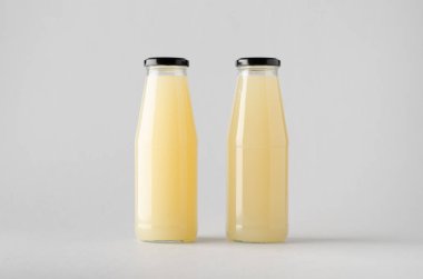Şişe Mock-Up-iki şişe suyu