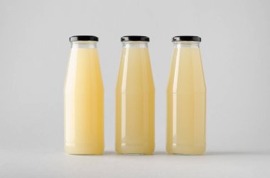 Şişe Mock-Up-üç şişe suyu