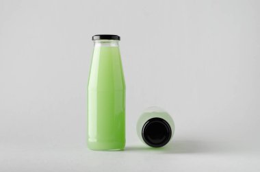 Şişe Mock-Up-iki şişe suyu