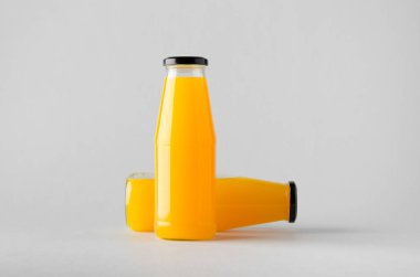 Şişe Mock-Up-iki şişe suyu