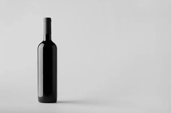 Botella Vino Mock —  Fotos de Stock