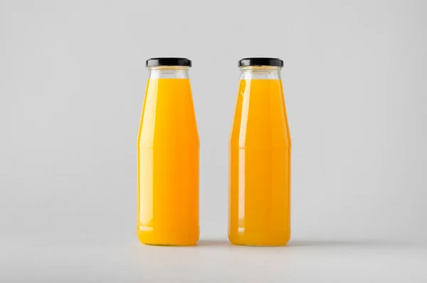 Juice Bottle Mock-Up - Two Bottles