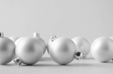 Beyaz mat Noel top model-birden fazla topları