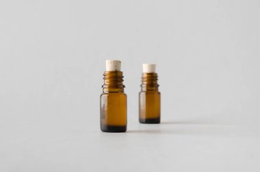 İlaç şişe Mock-Up-iki şişe