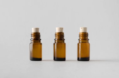 İlaç şişe Mock-Up-üç şişe