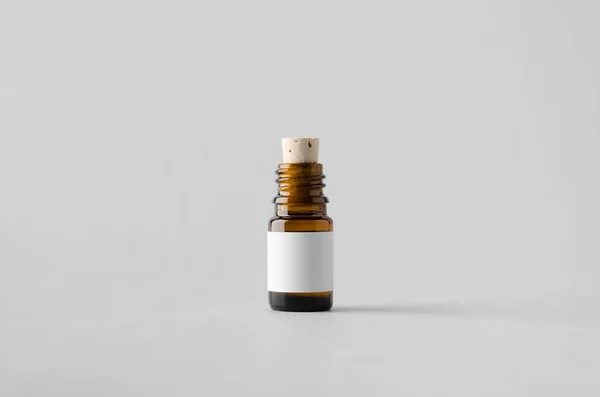 Pharmaceutical Bottle Mock Blank Label — Stock Photo, Image