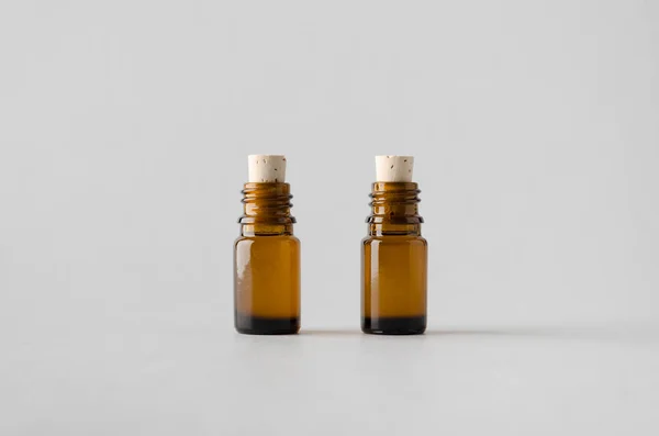 Pharmaceutical Bottle Mock Two Bottles — Stock Photo, Image