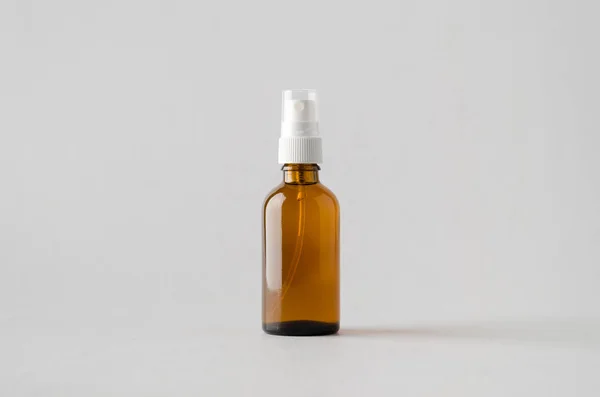 Amber Spray Bottle Mock — Stock Photo, Image