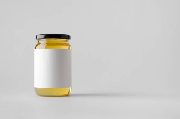 Honey Jar Mock-Up - Blank Label