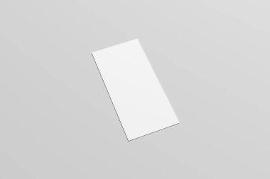 DL el ilanı Mock-Up. 3D çizim