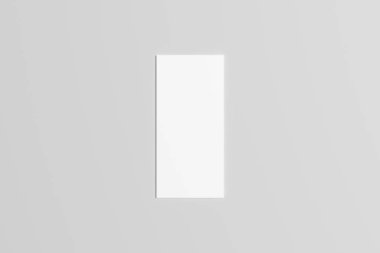 DL el ilanı Mock-Up. 3D çizim