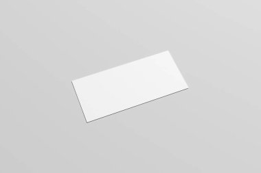 DL el ilanı Mock-Up. 3D çizim