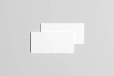 DL el ilanı Mock-Up-iki el ilanları. 3D çizim