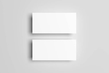 DL el ilanı Mock-Up-iki el ilanları. 3D çizim