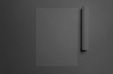 Siyah A3 Poster Mock-Up