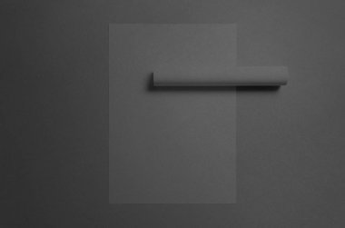 Siyah A3 Poster Mock-Up