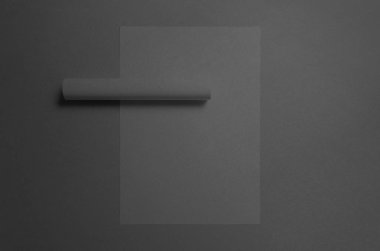 Siyah A3 Poster Mock-Up