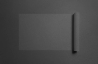 Siyah A3 Poster Mock-Up