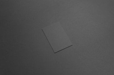 Siyah kartvizit Mock-Up (85x55mm)