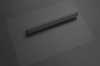 Siyah A3 Poster Mock-Up