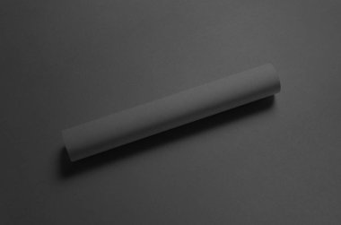 Siyah A3 Poster Mock-Up - haddelenmiş